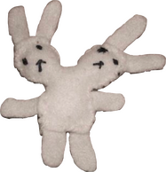 Two headed bunny
